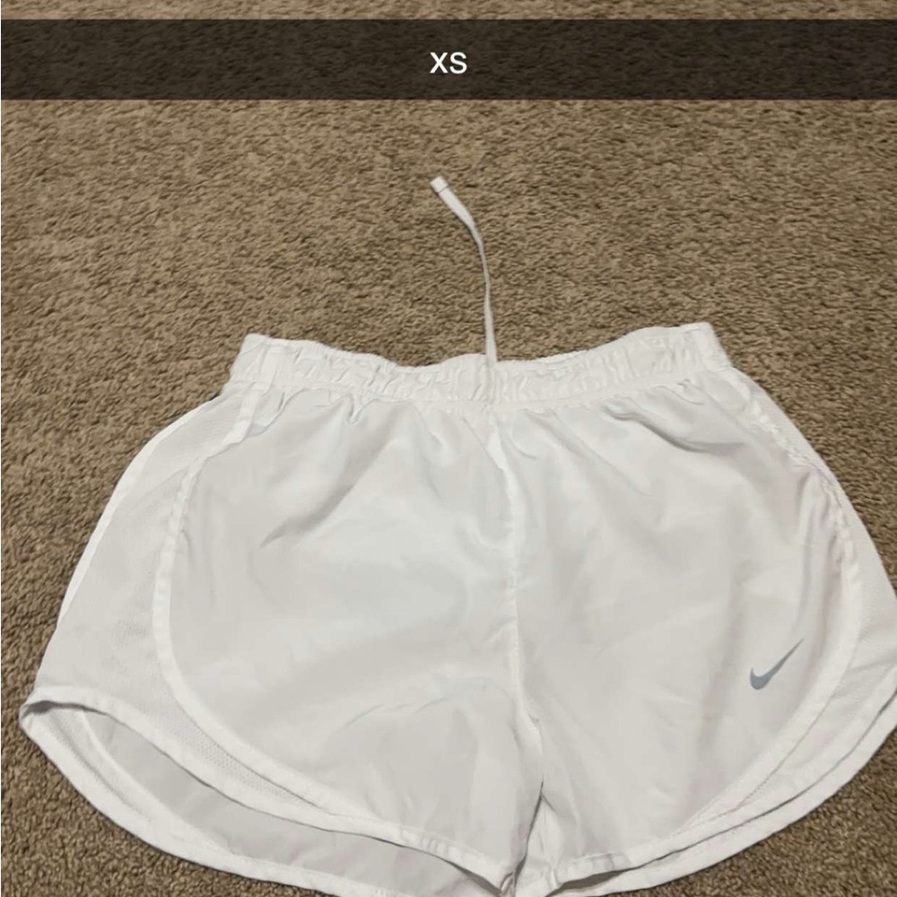 Nike Women's White Athletic Shorts